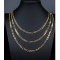 thumbnail image 1 of 5 MM 10K Real Yellow Gold Cuban Link Chain, Gold Chain Necklace Man and Woman (Necklace length:18;), 1 of 3