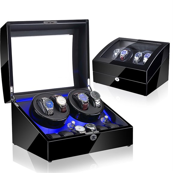 5 MODES 4+6 Watch Winder for Automatic Watches Chain Motor Wooden Rotary Shaker Watch Accessories Box Watches Storage Collector