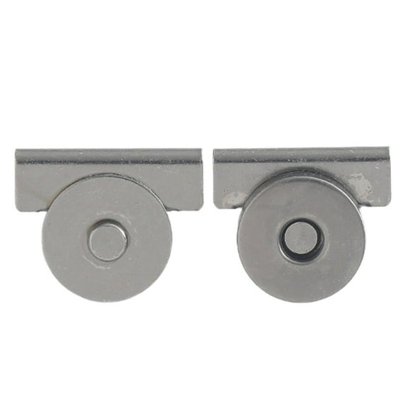 Under $5 Magnetic Clasps , Gray Magnetic Snaps, Magnetic Snap Buttons – Seamless Metal Clasps, No-Sew Install, Strong Hold for Handbags, Wallets & Diy Crafts, by Goohae