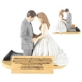 thumbnail image 1 of 5" Married Couple Prayer Religious Resin Figurine, 1 of 5