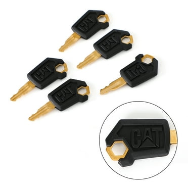 CAT Caterpillar Heavy Equipment Ignition Master Key - Genuine OEM 5P8500 Key With Logo