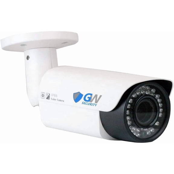 5 Megapixel 2592 x 1920 Pixel Super HD 1920P Outdoor PoE 120FT Night Vision Weatherproof Security IP Camera with 2.8-12mm Varifocal Zoom Len