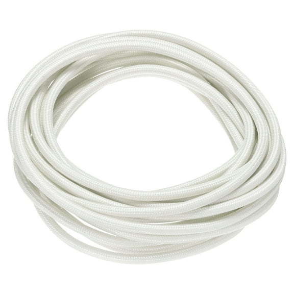 5 Meter/16.4ft 11AWG Flexible Silicone High Temp Wire Cable -60 to 300 Degree Celsius White