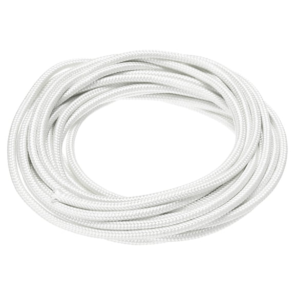5 Meter/16.4ft 17AWG High Temp Wire, Flexible Mica Cable, Insulated High Temperature Braided Wire White