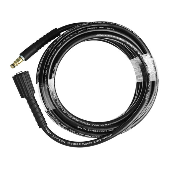 5M High Pressure Replacement Hose with Quick Coupling, Durable Cleaning Hose for High-Pressure Water Systems and Outdoor Use