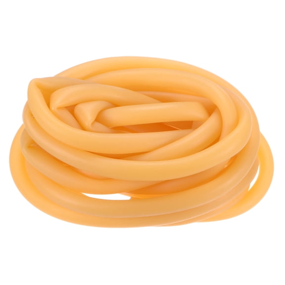 5 Meter Length Natural Latex Rubber Tubing, 8x12mm(IDxOD) Rubber Tube Hose, Yellow