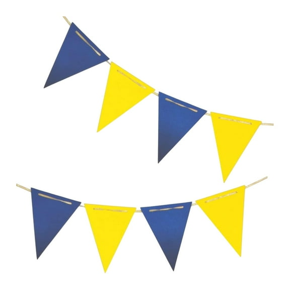 5 Meters Kraft Paper Banner With SENIOR Letters Hanging Pennant Banner Flagsfor Graduation Party Decor