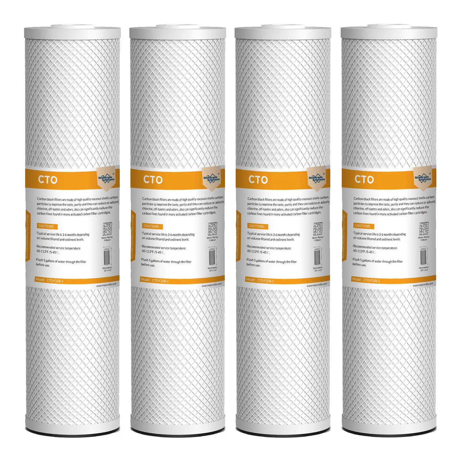 Water Filter Housing Aquafilter Üledék-szűrőbetét PP 20 X 4,5" BigBlue FCPS 1 Mikron Jumbo Filter 1 Mikron