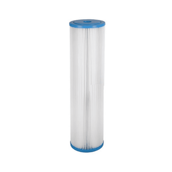 5 Micron Pleated Polyester Sediment Filter | 4.5 x 20