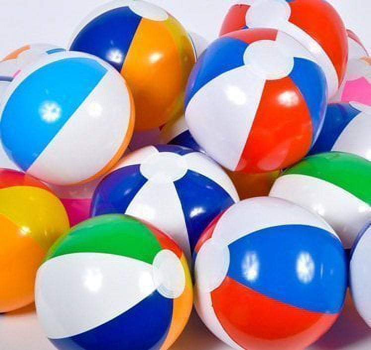 5" Mini Inflatable Beach Balls 25 Count