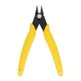 thumbnail image 1 of 5’’ Mini Wire Cutter, Precision Flush Cutter, Strong and Sharp Side Cutting pliers with an Opening Spring, Ideal for Ultra-fine Cutting Needs (Yellow Handle), 1 of 7