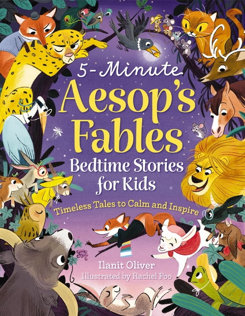 5-Minute Aesop's Fables: Bedtime Stories for Kids (Classic Tales to Calm and Inspire), (Hardcover)