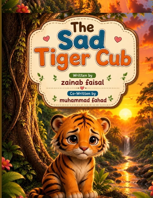 Jungle Animal Adventure Stories The Sad Tiger Cub: A Heartwarming Jungle Story About Courage and Self-Belief, Book 14, (Paperback)