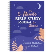 The 5-Minute Bible Study Journal for Women Peaceful Meditations for Bedtime