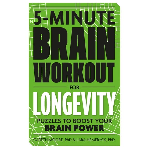 5-Minute Brain Workout for Longevity: Puzzles to Boost Your Brain Power, (Paperback)
