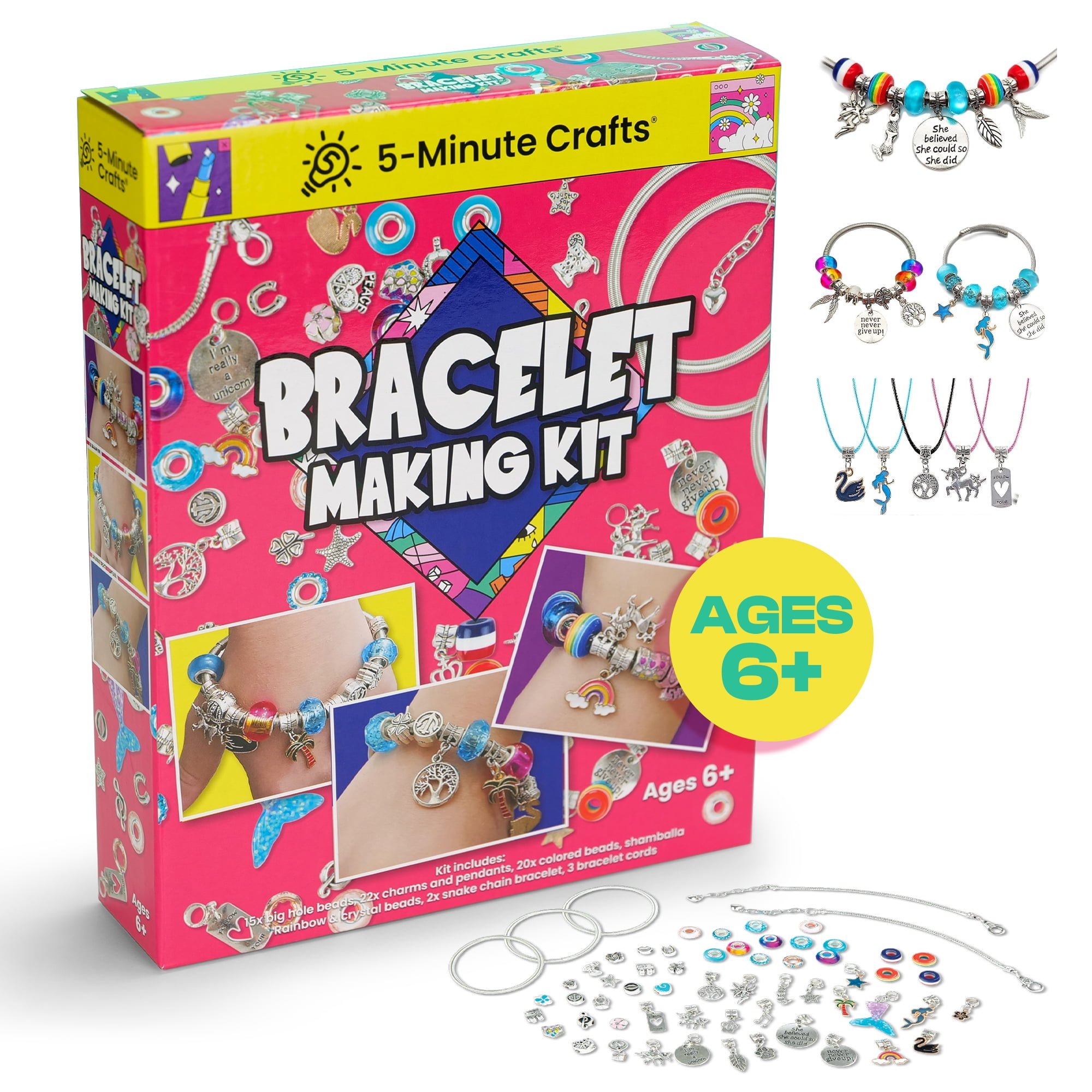 5-Minute Crafts - Bracelet Creating Kit for Ages 6+ As Seen on Social Media