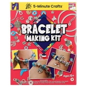 5-Minute Crafts Bracelet Making Kit Colorful Beads Charms Pendants Arts and Crafts Kids 6+ Non Toxic