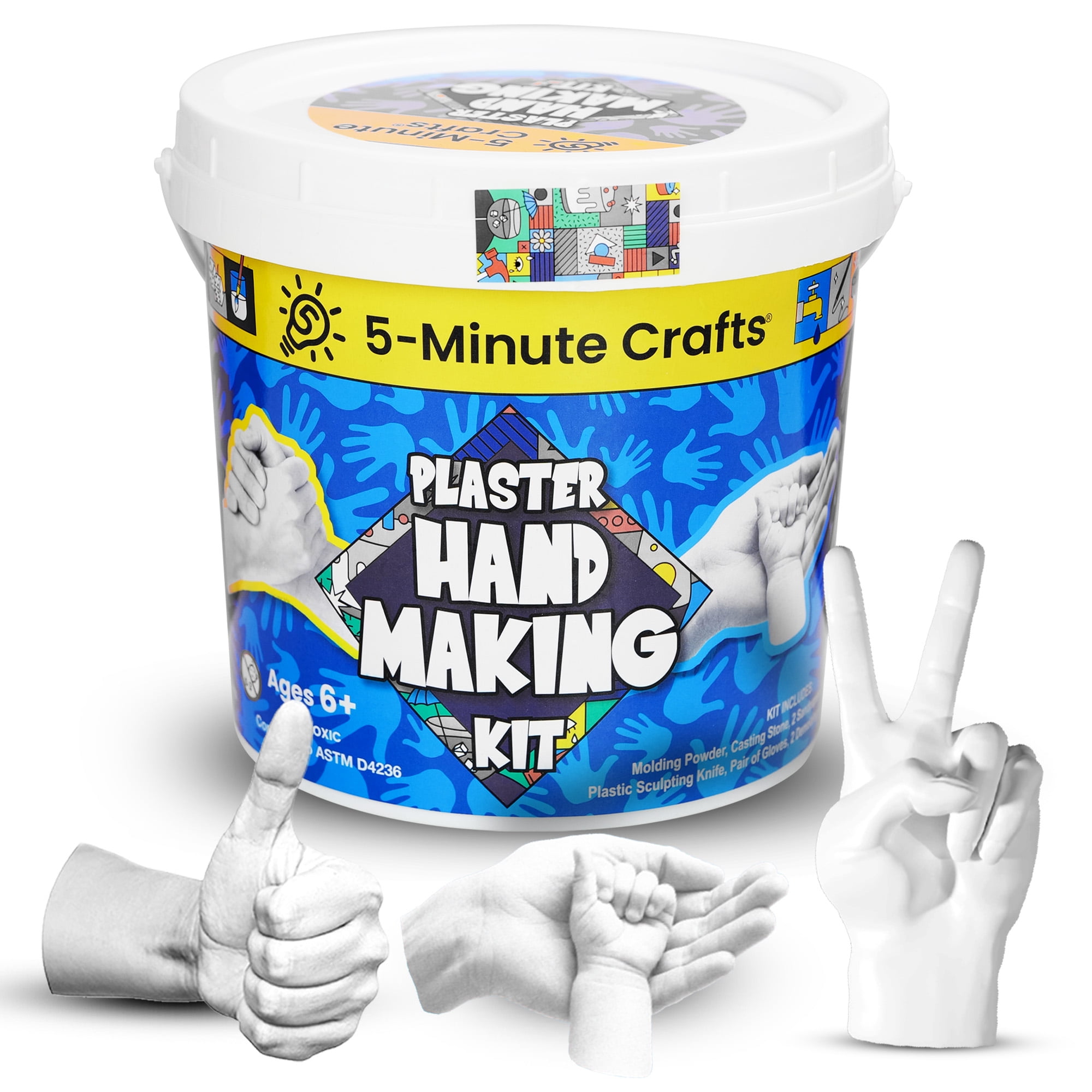 Hand Casting Kit Couples - Plaster Hand Mold Casting Kit, DIY Kits for  Adults and Kids, Wedding Gifts for Couple, Hand Mold Kit Couples Gifts for  Her, Birthday Gifts for Mom