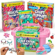 5-Minute Crafts Slime Kit 1000pc Crafts Kit Bracelet Kit Bundle
