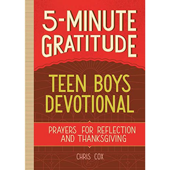 Pre-Owned 5-Minute Gratitude: Teen Boys Devotional: Prayers for Reflection and Thanksgiving (Paperback) 1638078041 9781638078043
