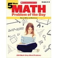 thumbnail image 1 of Pre-Owned 5-Minute Math Problem of the Day: 250 Multi-Step Word Problems (Paperback) 0439175399 9780439175395, 1 of 1