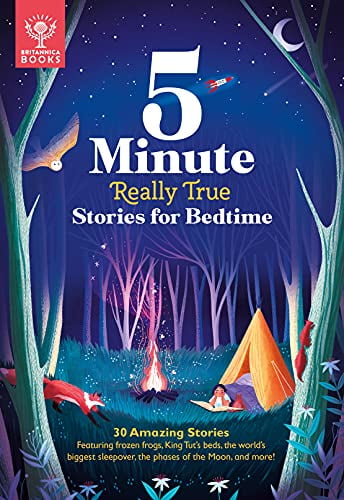 Pre-Owned 5-Minute Really True Stories for Bedtime: 30 Amazing Stories: Featuring Frozen Frogs, King Tut's Beds, the World's Biggest Sleepover, the Phases of th (Hardcover) 1912920654 9781912920655