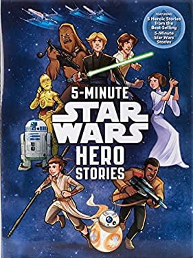 Pre-Owned 5-Minute Star Wars Hero Stories Paperback Trey King, Andy Schmidt, Brooke Dworkin Elizabeth Schaefer