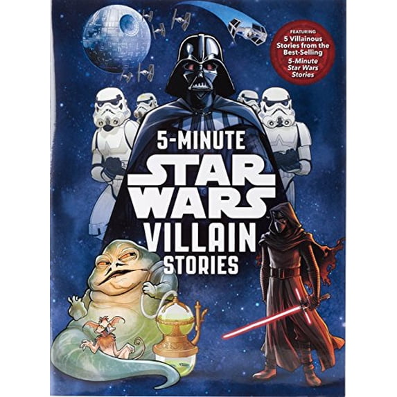 Pre-Owned 5-Minute Star Wars Villain Stories Hardcover Walt Disney Company