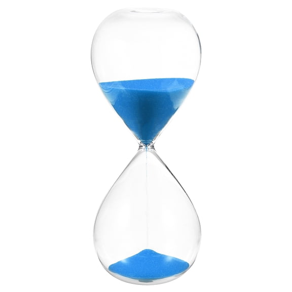 Uxcell 30 Minutes Sand Timer, Watch High Glass Sandglass Timer, Dark Blue