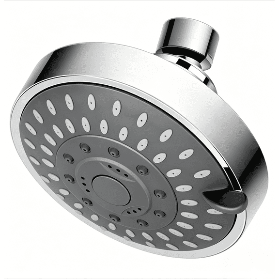 5-Mode High Pressure Shower Head - The Washington Post, NBC News, Today TV Show Recommended - High Flow Fixed Showerheads (4 Inch Chrome)