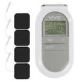 thumbnail image 1 of Vive TENS Unit Digital Pulse Massager – EMS & Muscle Stimulator for Pain Relief Therapy, Back, Body, Recovery & Cramps – Rechargeable with 4 Reusable Pads & Adjustable Intensities, 1 of 9
