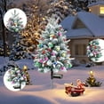 5 Modes 33.5in Outdoor Christmas Lights, CXALSSY C9 LED Solar Christmas