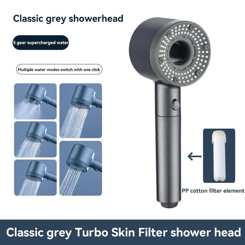 3 Modes Shower Head High Pressure Showerhead Portable Filter Rainfall Faucet Tap Bathroom Bath Home Innovative Accessories main image 0