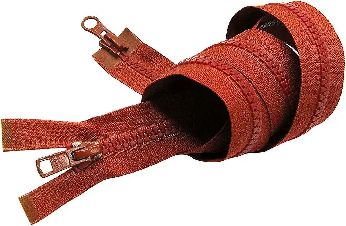 #5 Molded Vislon Burnt Orange YKK Jacket 2-Way Separating Zipper ...