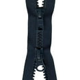 thumbnail image 1 of #5 Molded Vislon Navy 560 YKK Jacket 2-Way Separating Zipper - Made in The United States (1 Zipper Per Pack), 1 of 1