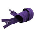 thumbnail image 1 of #5 Molded Vislon Purple YKK Jacket 2-Way Separating Zipper - Choose Your Length - Color: Purple #559 - Made in The United States (1 Zipper Per Pack), 1 of 1