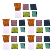 5 - Multicolor Dichroic Glass Fusible Glass Microwave Kiln Jeweler Scrap