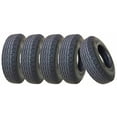 Zeemax Heavy Duty Highway Trailer Tire Set, 814.5 14PR LR G, 5 Pack