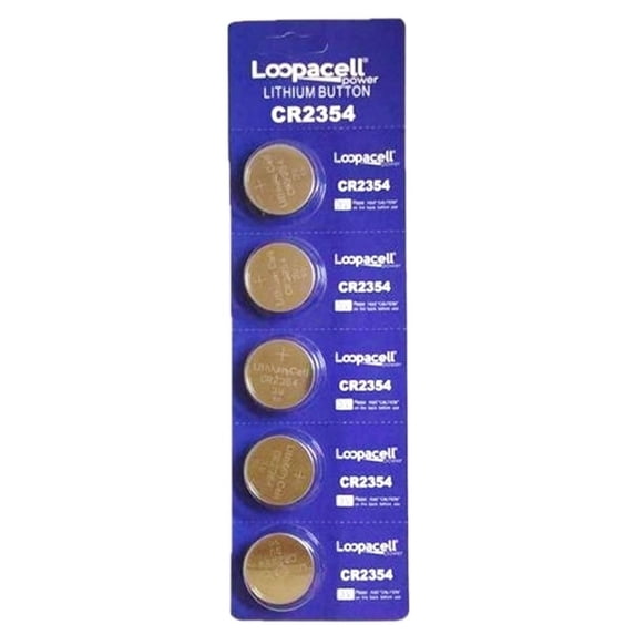 5 New LOOPACELL CR2354 2354 CR 2354 3V Lithium Coin Cell Batteries