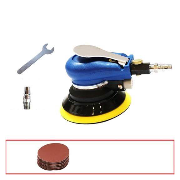 5" Non-Dust-Absorbing Matte Surface Circular Pneumatic Sandpaper Random Orbital Air Sander Polished Grinding Machine ,Widely Use