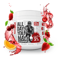 thumbnail image 1 of 5% Nutrition Rich Piana AllDayYouMay Caffeinated BCAA Energy Powder | Premium Pre Workout Amino Energy & Electrolytes | Hydration, Endurance & Recovery | 16.08 oz, 30 Servings (Fruit Punch), 1 of 9