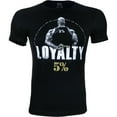 thumbnail image 1 of 5% Nutrition Rich Piana Black Muscle T-Shirt, Loyalty Cotton Short Sleeve Workout Gym Shirt for Men, 1 of 6
