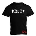 thumbnail image 1 of 5% Nutrition Rich Piana Kill It 100% Cotton Black T Shirt, Short Sleeve Muscle Fit Shirt Workout Mens T Shirt, Gym Clothes for Men, Exercise Fitness Gear - 3X-Large, 1 of 6