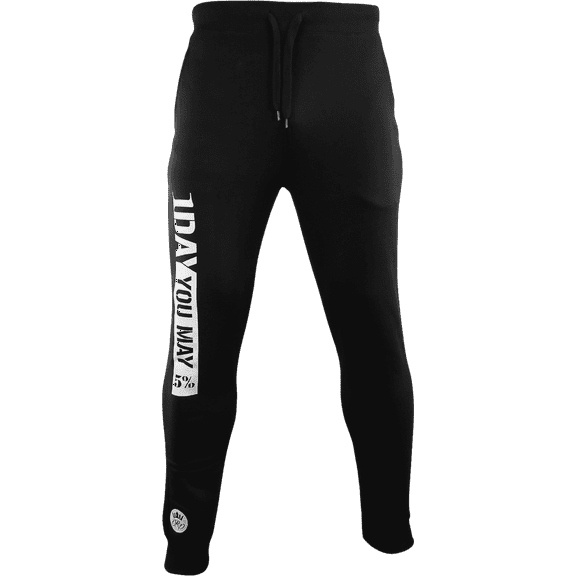 5% Nutrition Rich Piana Men's Joggers, 1DayYouMay Athletic Sweatpants, Pocketed Workout Track Pants