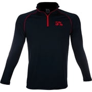 5% Nutrition Rich Piana Mens Black Sweatshirt, Love It Kill It Quarter Zip Pullover Gym Workout Shirt