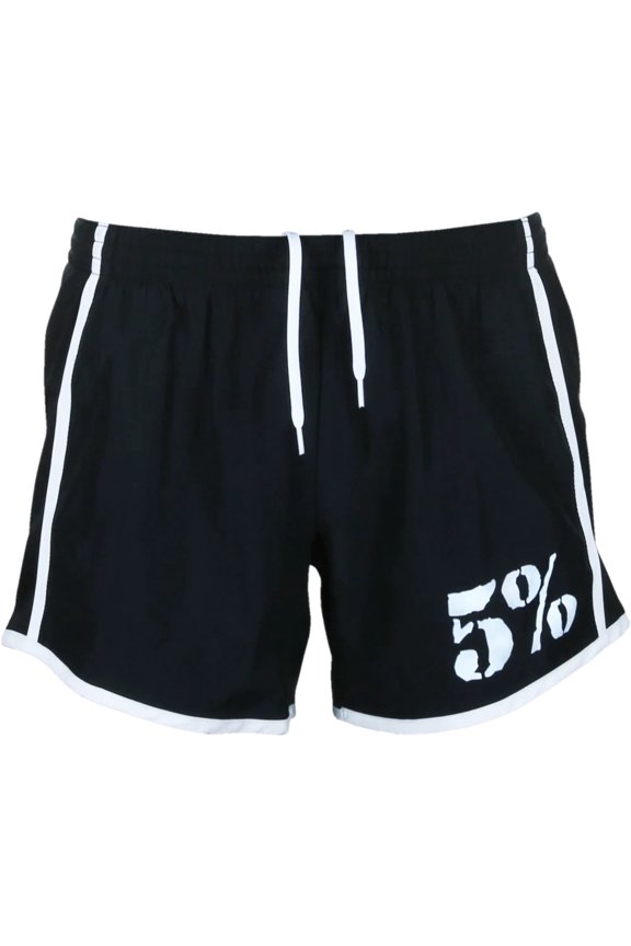 Rich Piana Women's Gym Shorts, Black Athletic Moisture-Wicking Workout Fitness Clothes