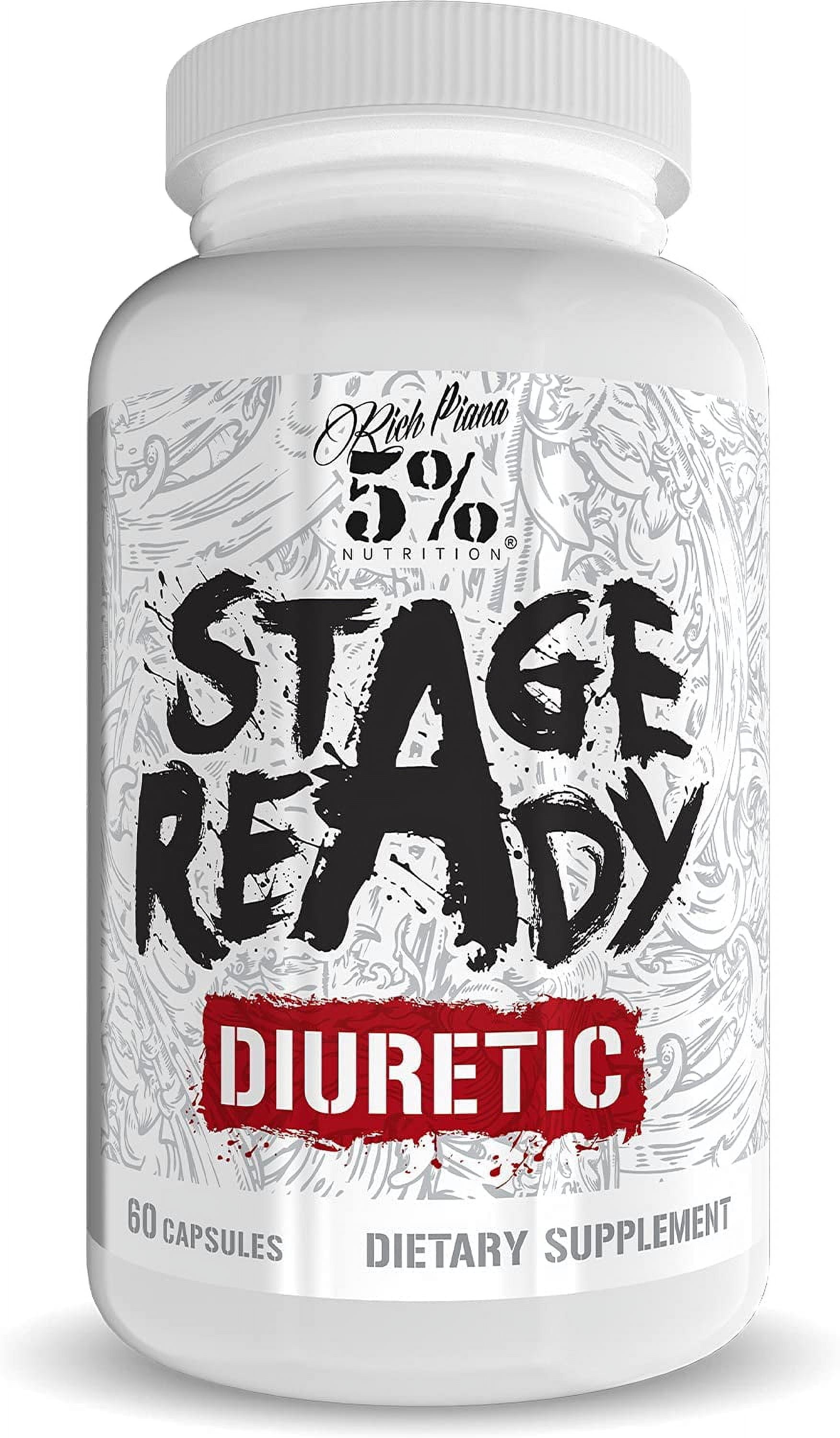 5 Nutrition Stage Ready Diuretic Extra Strength Competition Diuretic