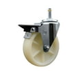 thumbnail image 1 of 5 Nylon Wheel Swivel 7/16 Inch Grip Ring Stem Caster with Brake Service Caster, 1 of 2
