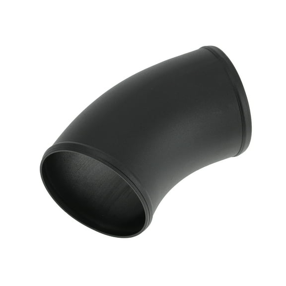 5" OD 45 Degree Bend 6064 Aluminum Alloy Tube Intercooler Pipe Surface Blasting Air Intake Connection Hose W/ Double Bead Roll 3.9" Length Black