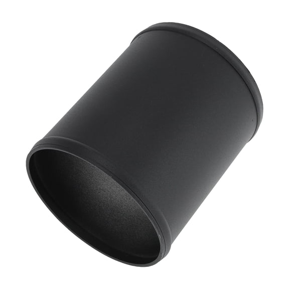 5" OD Straight 6064 Aluminum Alloy Tube Intercooler Pipe Surface Blasting Air Intake Connection Hose W/ Double Bead Roll 5.9" Length Black